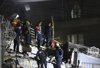 CARACAS, June 25, 2026  -- Rescuers work at the ruins of a building in Caracas, Venezuela, June 24, 2026.