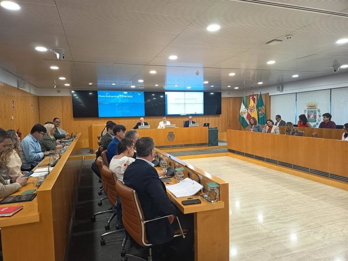 Pleno ordinario de la Diputación de Sevilla de este miércoles, 25 de junio