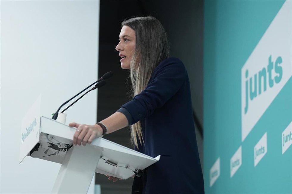 Archivo - La portavoz de Junts en el Congreso, Miriam Nogueras