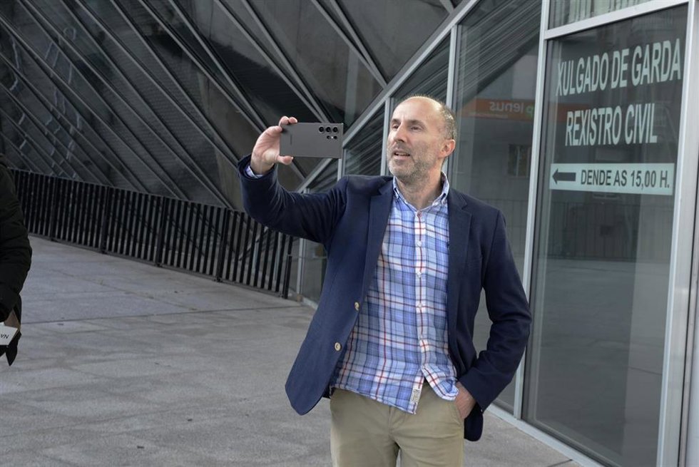 Archivo - El alcalde de Ourense, Gonzalo Pérez Jácome, a su llegada al juzgado