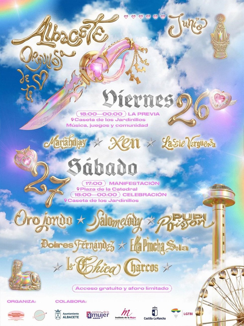 Cartel del 'Albacete Orgullosa de Tí'.