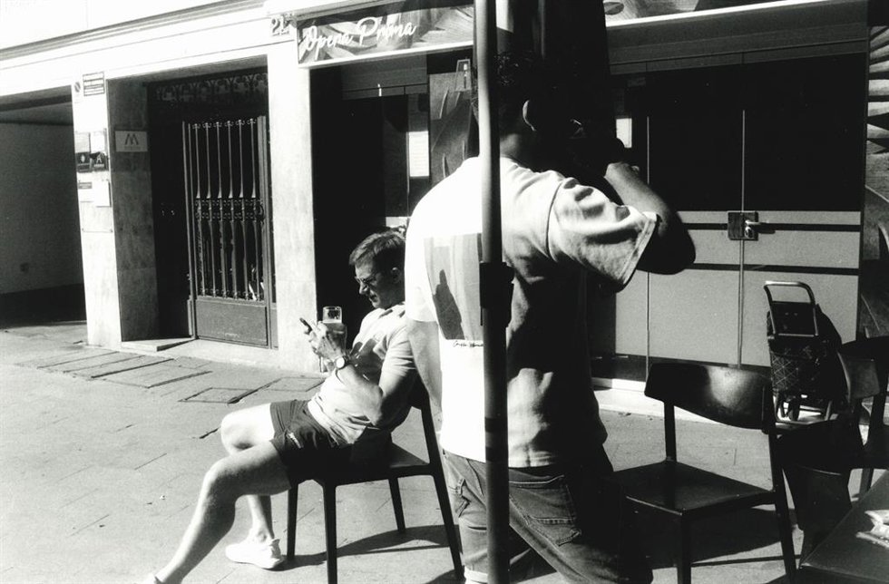 Imagen de la muestra 'Ejercicios urbanos', del fotógrafo almeriense Antonio Jesús García, Che.