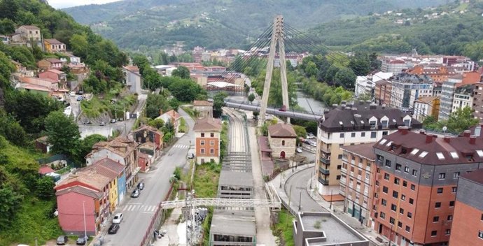 Puente atirantado del Corredor del Nalón