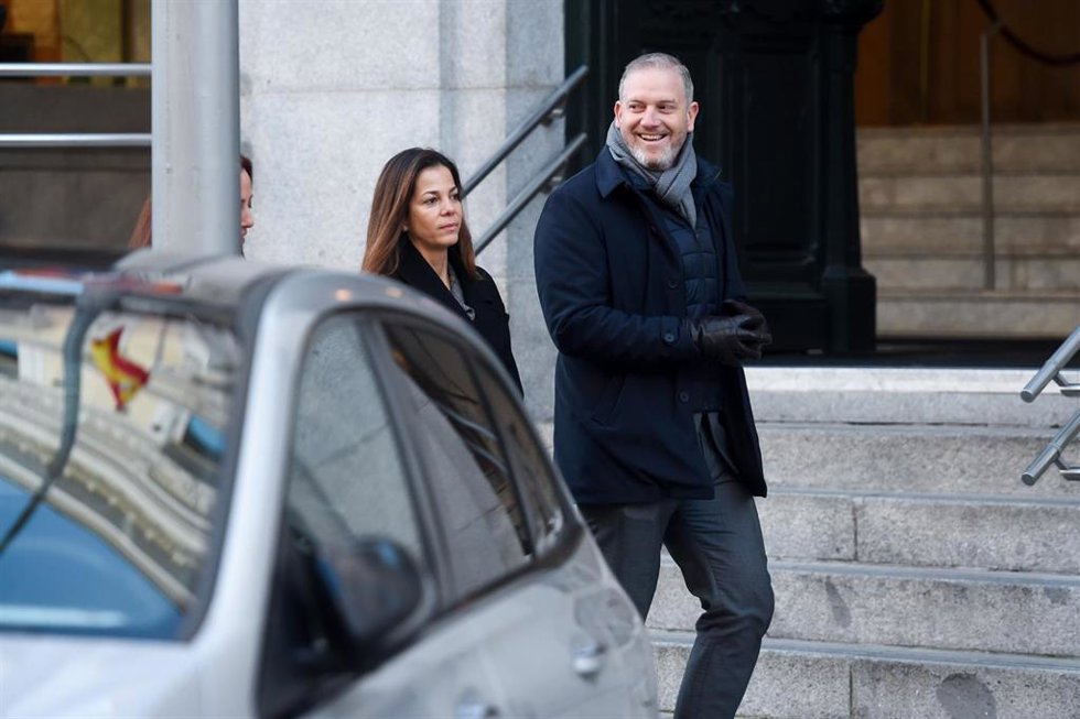 Archivo - Los eurodiputados Diego Solier y Nora Junco, declaran ante el juez, en el Tribunal Supremo, a 19 de enero de 2026, en Madrid (España) por su demanda por acoso contra 'Alvise' Pérez. 