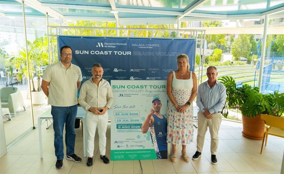 La Diputación Colabora Para Impulsar El Sun Coast Tour, El Primer Circuito Federado De Vóley Playa De La Costa