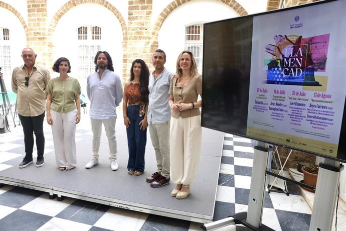Vanesa Beltrán en la presentación del ciclo de flamenco Flamencad.