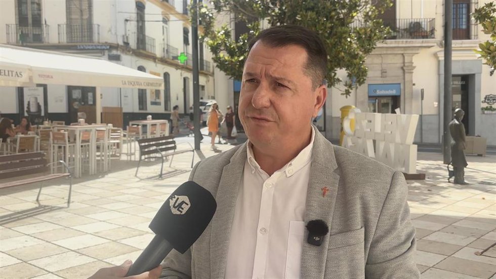 El portavoz municipal de Vox en Vélez Málaga, Javier Herreros