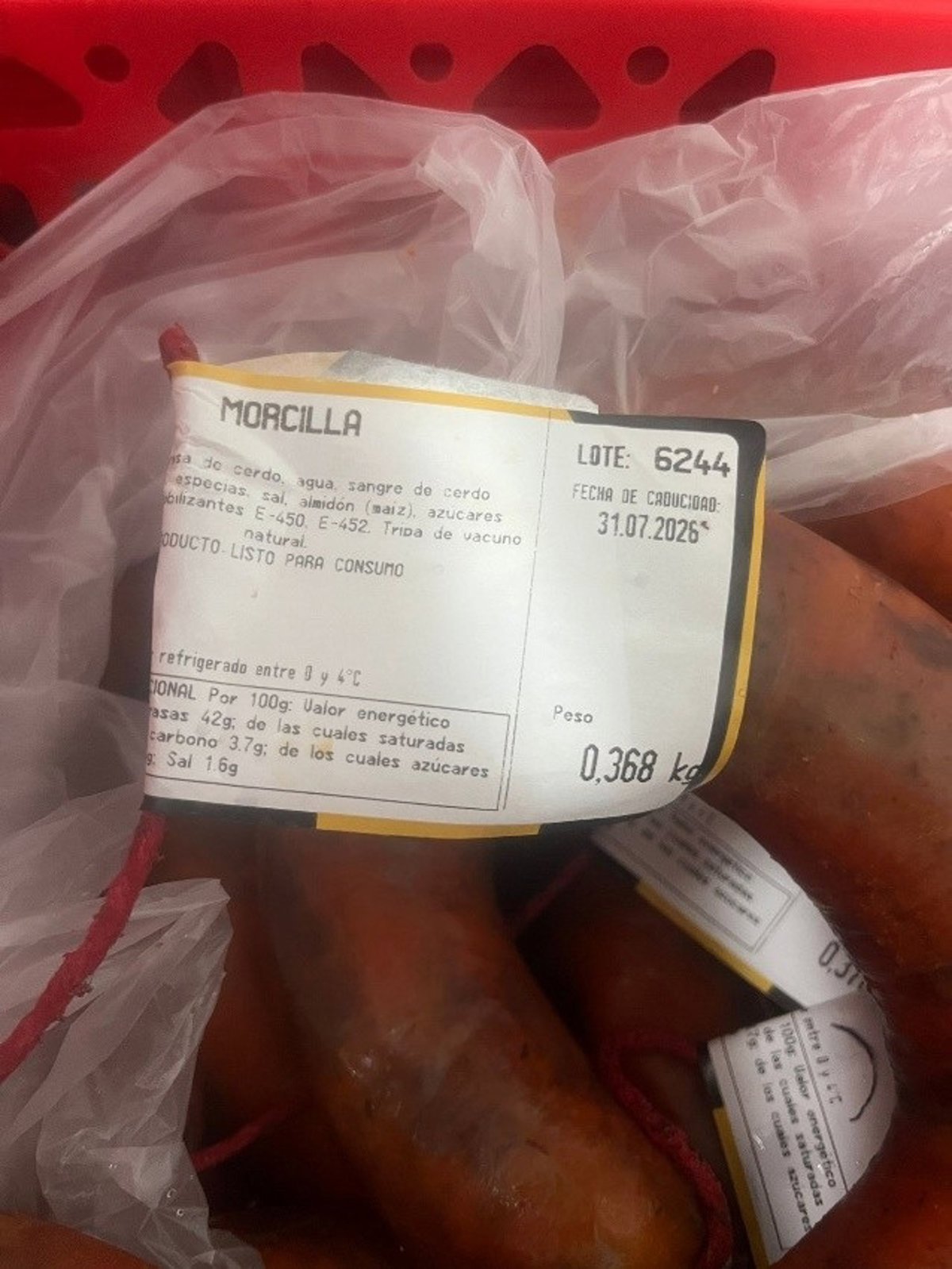 Sanidad decreta alerta alimentaria por listeria en chicharrón y morcilla de la marca Jupe Jerez