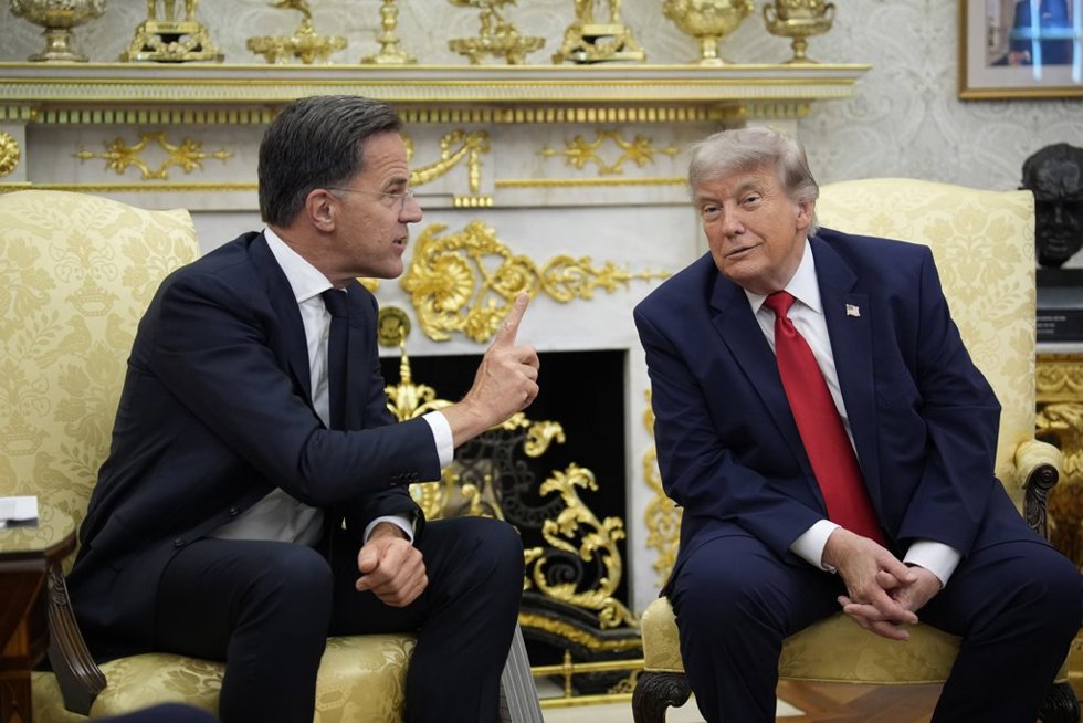June 24, 2026, Washington, District Of Columbia, USA: United States President Donald J Trump meets with Mark Rutte, Secretary General of the North Atlantic Treaty Organization (NATO) in the Oval Office of the White House in Washington, DC, USA, on 
