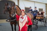 Foto: Nuria Fergó, Joana Jiménez, Los Yakis, Paco Candela y banda Número Uno de Diego Martín, en la Feria de Estepona (Málaga)