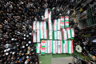 Archivo - March 3, 2026, Minab, Hormozgan, Iran: Iran holds a funeral ceremony for students and staff members of the Shajareh Tayyebeh girls' elementary school who were killed in a strike on the school in Minab, Hormozgan, southern Iran. On February 28, 2