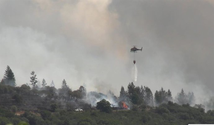 Incendio en Congosto (León).