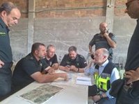 Una "chispa" de un vehículo de maquinaria agrícola, la causa del incendio forestal en Tamarite y Alcampell (Huesca)