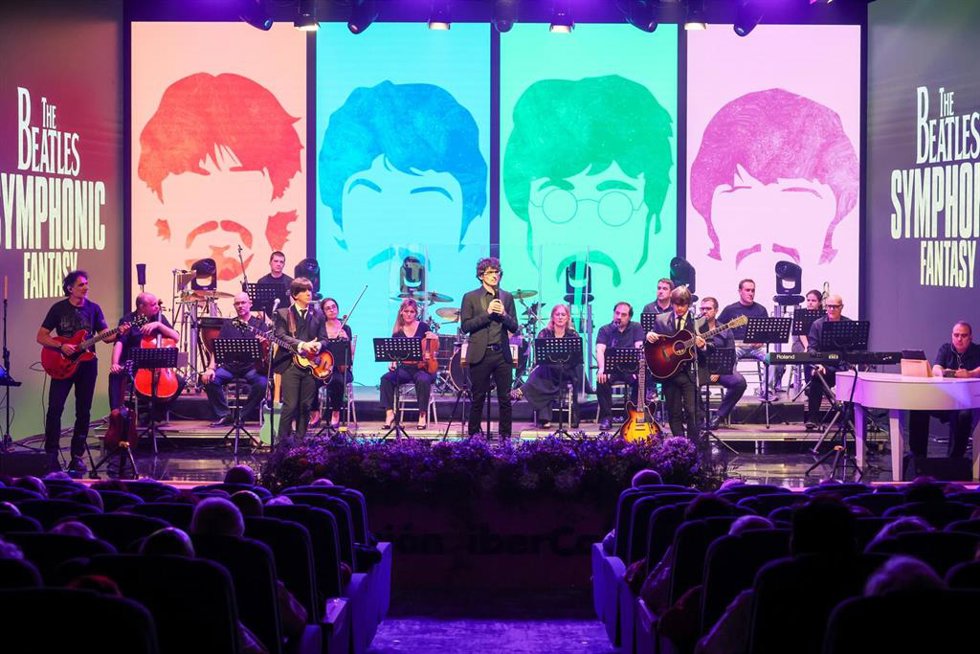 Concierto “The Beatles Symphonic Fantasy”, organizado esta tarde por Fundación Ibercaja en el Auditorio de Cogullada.