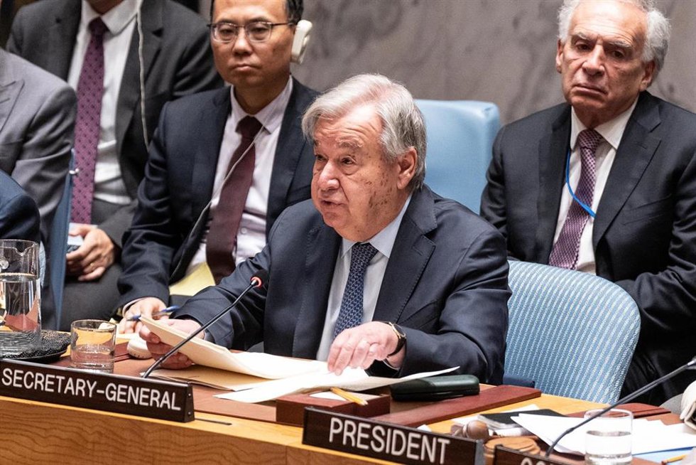 El secretario general de la ONU, António Guterres