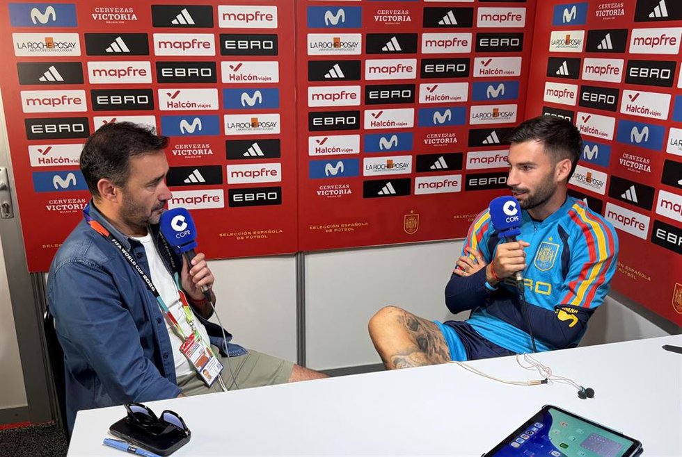 Alex Baena durante su entrevista en el programa 'El Partidazo' de la cadena COPE