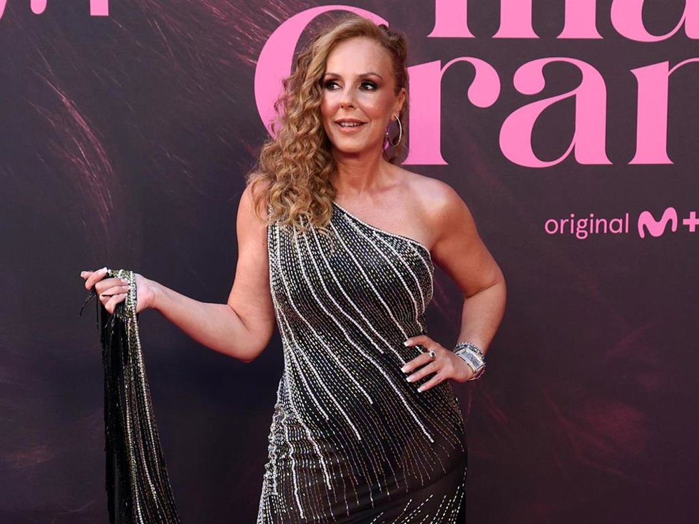 Rocío Carrasco en el estreno de 'La más grande'