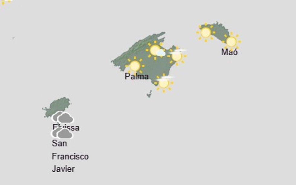 El tiempo hoy, viernes 26 de junio, en Baleares.