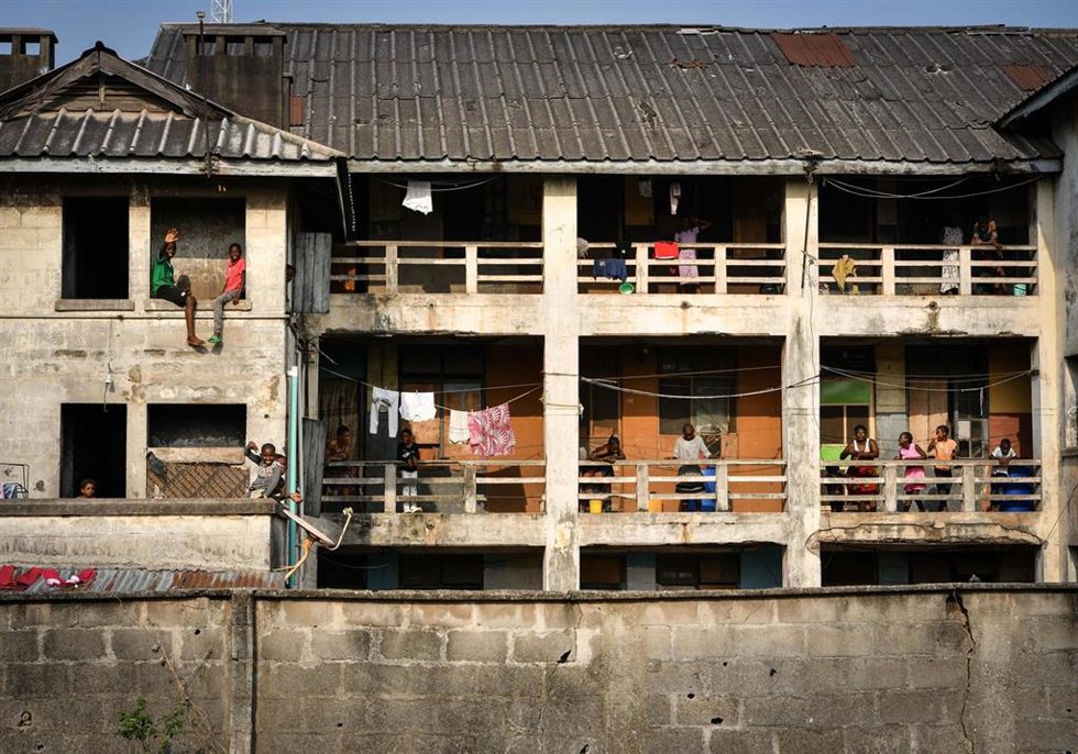 Archivo - Edificio en la ciudad de Lagos, en Nigeria (archivo)