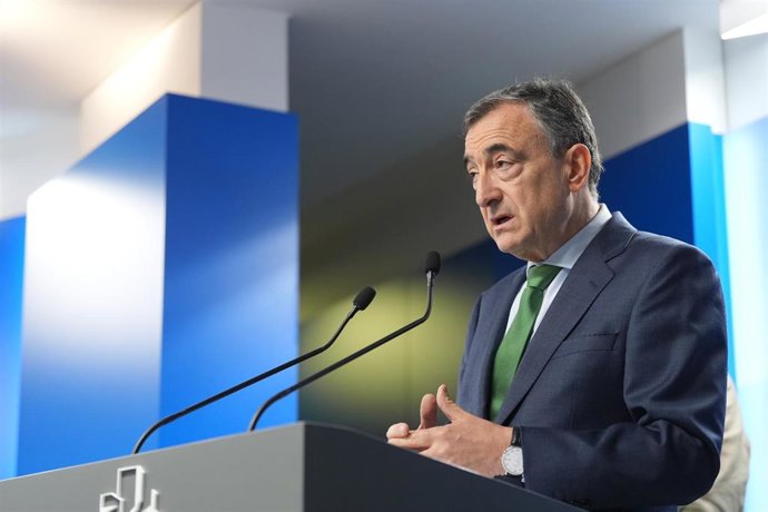 El presidente del EBB, Aitor Esteban.