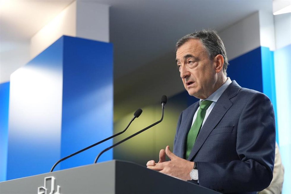 El presidente del EBB, Aitor Esteban.