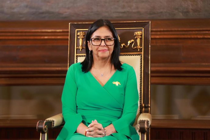 Archivo - La presidenta encargada de Venezuela, Delcy Rodríguez, en una fotografía de archivo