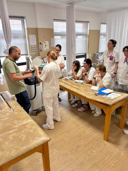 El Área Sanitaria Norte de Málaga incorpora un nuevo equipo para mejorar la rehabilitación