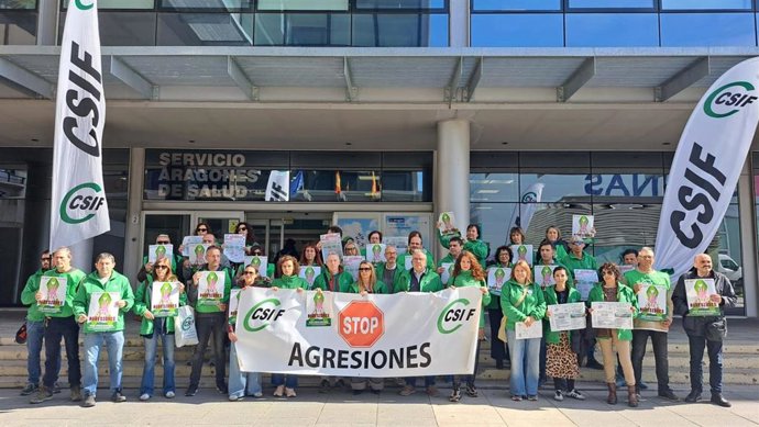 Archivo - Imagen de archivo de una concentración del sindicato CSIF.