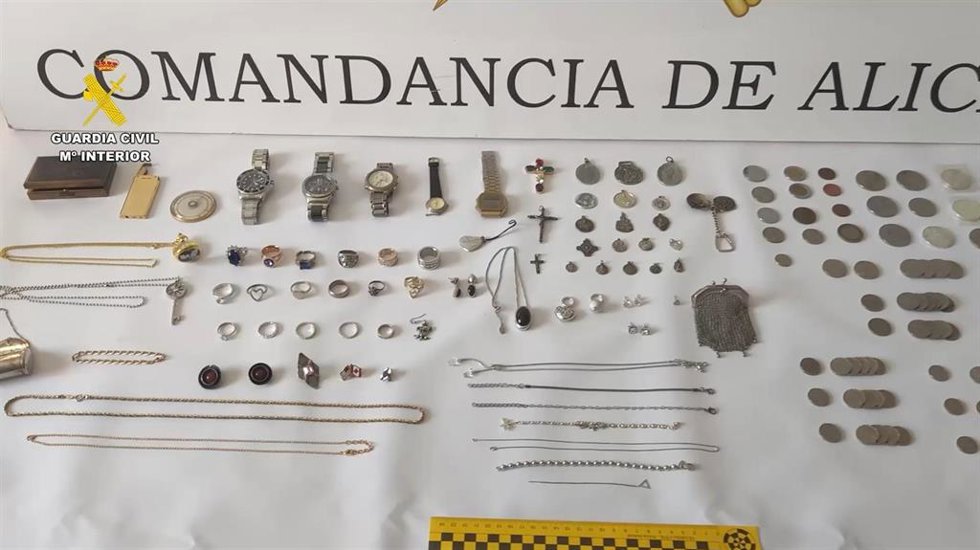 Efectos intervenidos por la Guardia Civil en el marco de esta operación