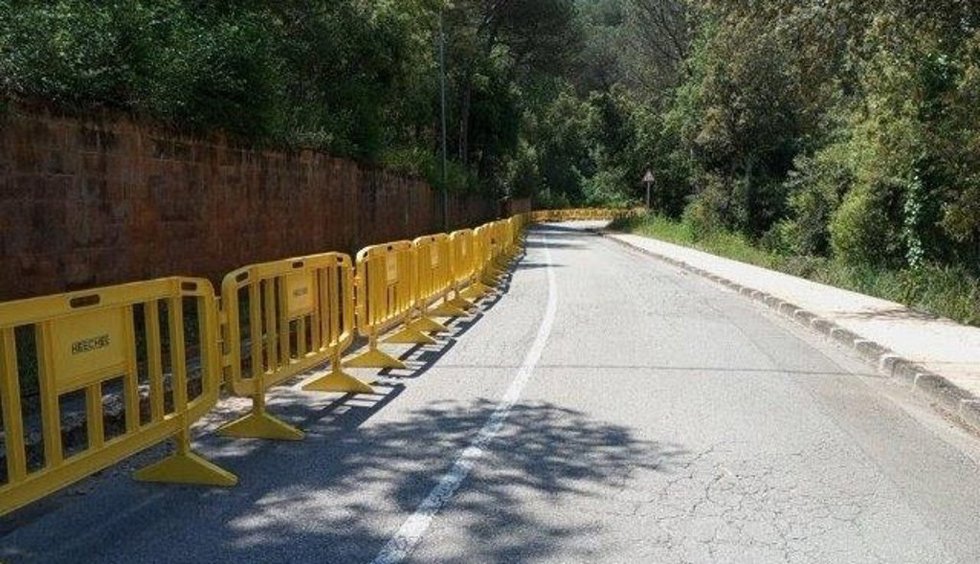 Imagen de las obras de Endesa en Vallromanes (Barcelona).