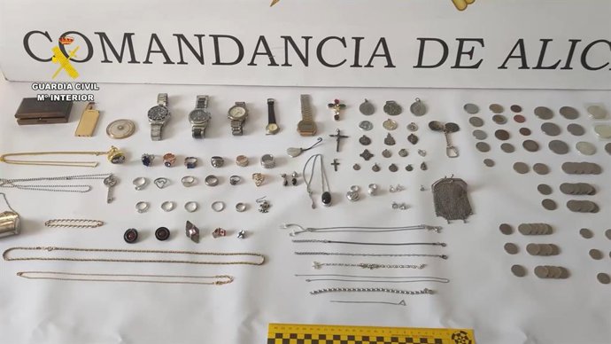 Efectes intervinguts per la Guàrdia Civil en el marc d'esta operació