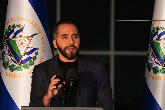 Archivo - El presidente de El Salvador, Nayib Bukele.
