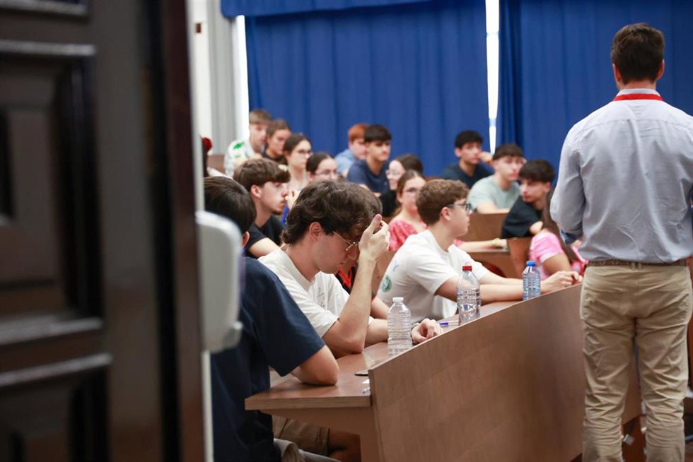 Imagen de la primera jornada de la reciente convocatoria ordinaria de la Prueba de Acceso a la Universidad (PAU) de 2026
