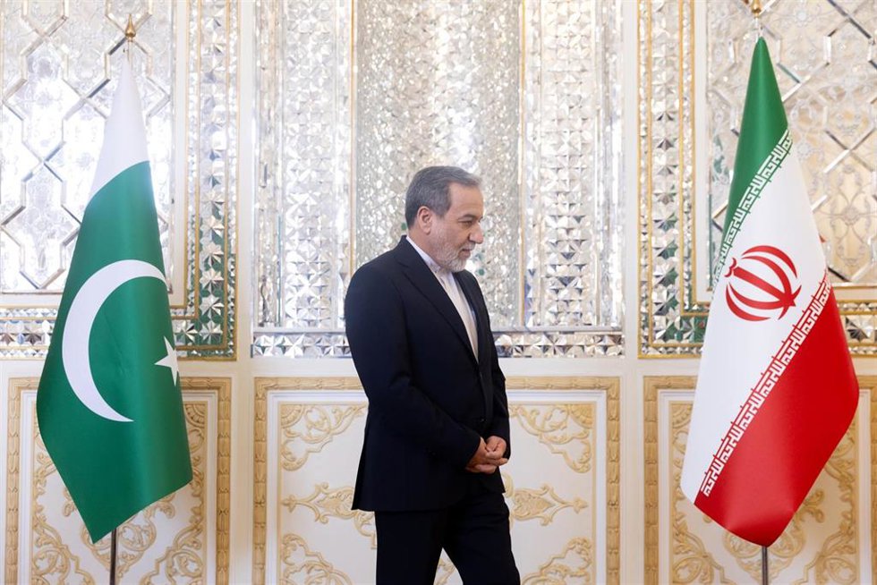El ministro de Exteriores iraní, Abbas Aragchi, en una reciente visita a Pakistán.