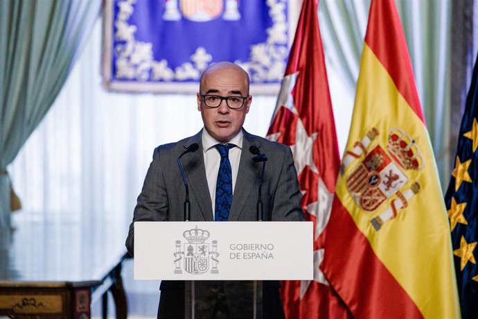 Archivo - El delegado del Gobierno en la Comunidad de Madrid, Francisco Martín