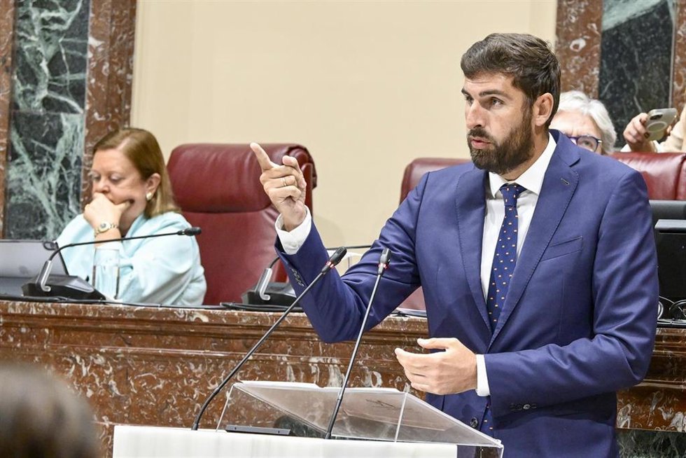 Intervención del diputado del Grupo Mixto en la Asamblea Regional y ex miembro de Vox, José Ángel Antelo, durante la segunda sesión del Debate sobre el Estado de la Región de Murcia.