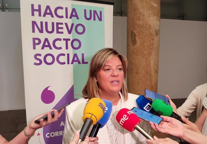 La vicepresidenta del Gobierno de Asturias, Gimena Llamedo.