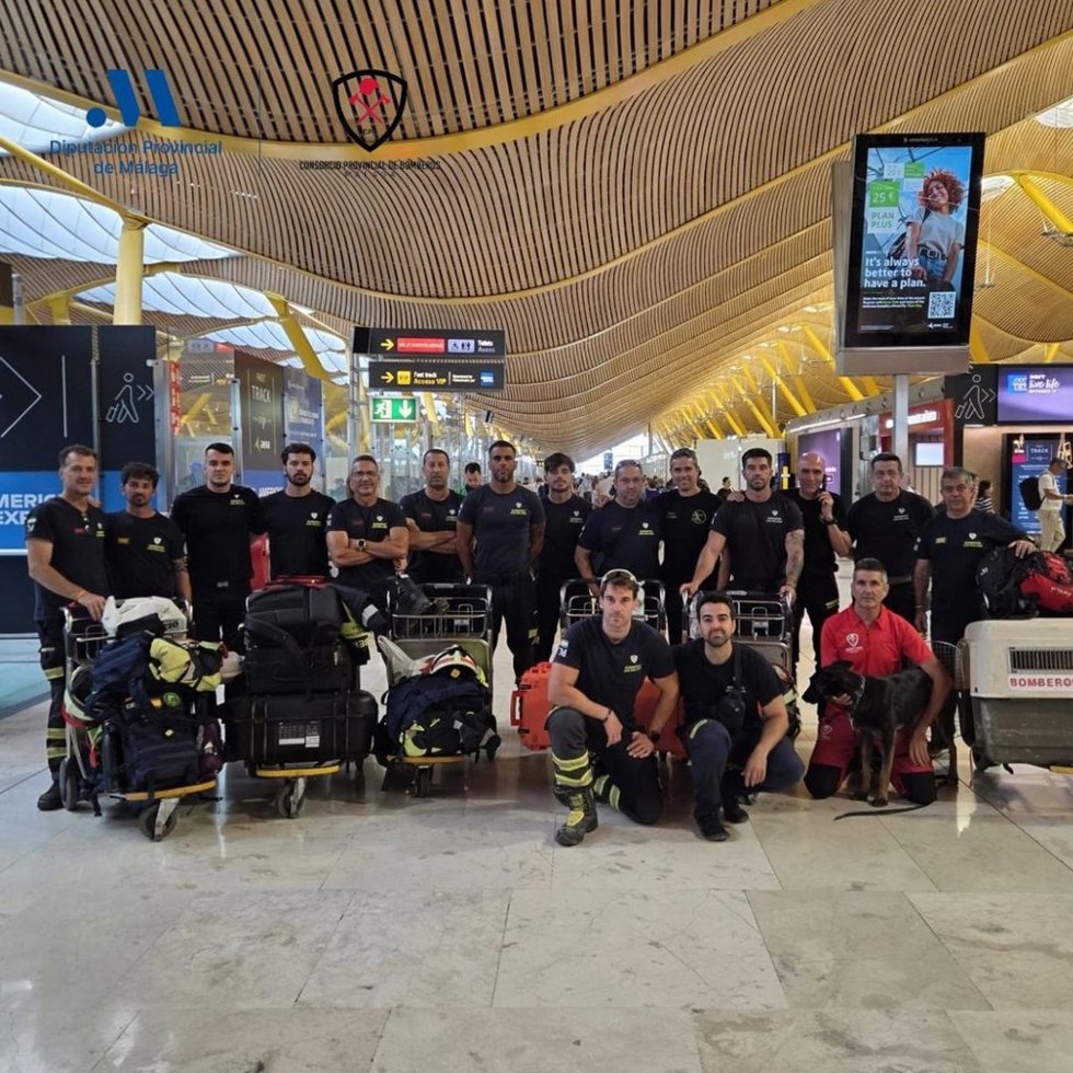 Consorcio Provincial de Bomberos de Málaga envía un dispositivo de búsqueda y rescate a Venezuela tras los dos terremotos registrados en el país.