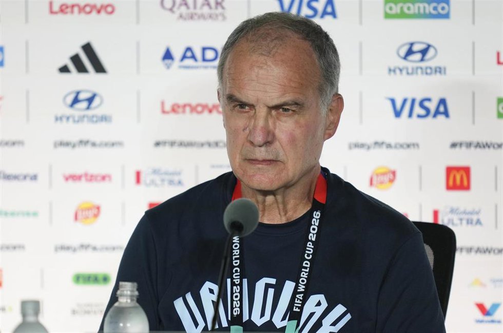 Marcelo Bielsa, seleccionador de Uruguay