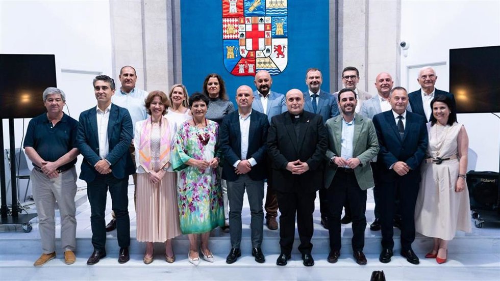 Presentación del congreso internacional sobre Benedicto XVI en el Museo del Realismo Español Contemporáneo (Murec) de Almería.
