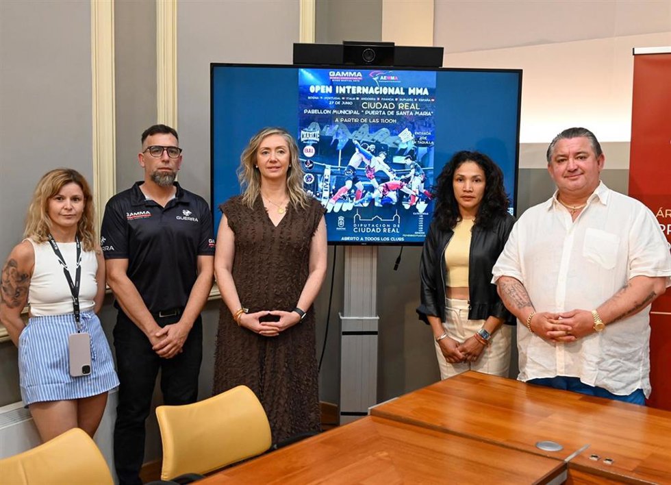 Presentación del Open Internacional de MMA de Ciudad Real.