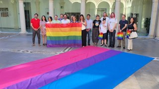 Acto de lectura de la Declaración Institucional de la Junta con motivo del Día Internacional del Orgullo LGTBI.