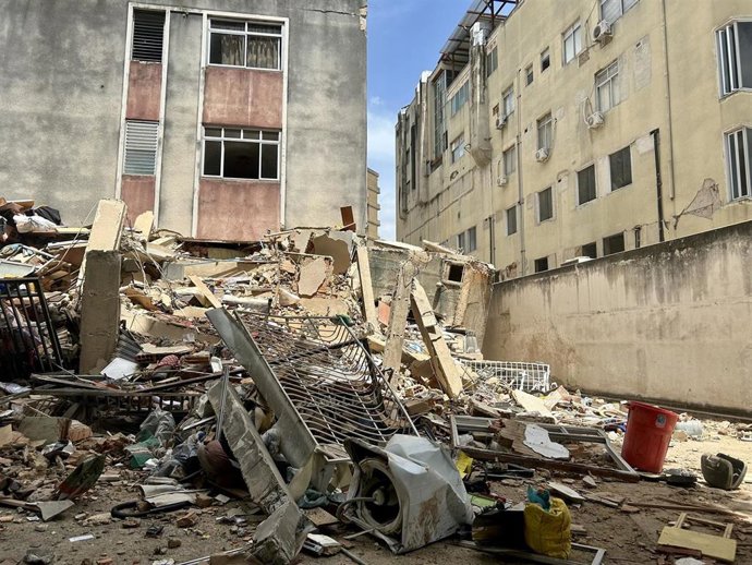 Destrozos causados por terremotos en Venezuela