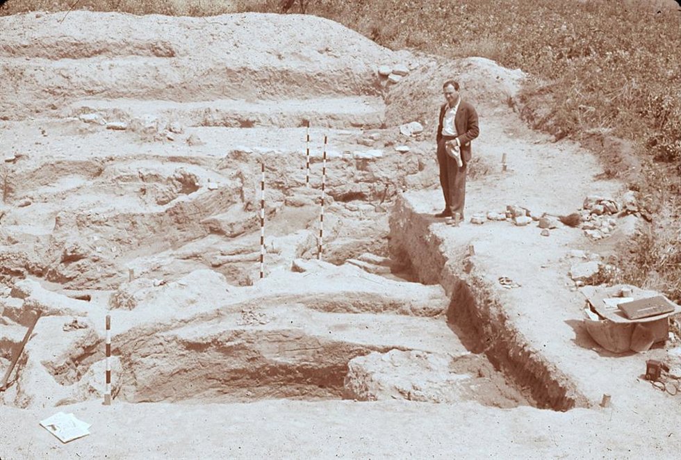 F. Wattenberg en El Soto de Medinilla excavations, 1957-1960