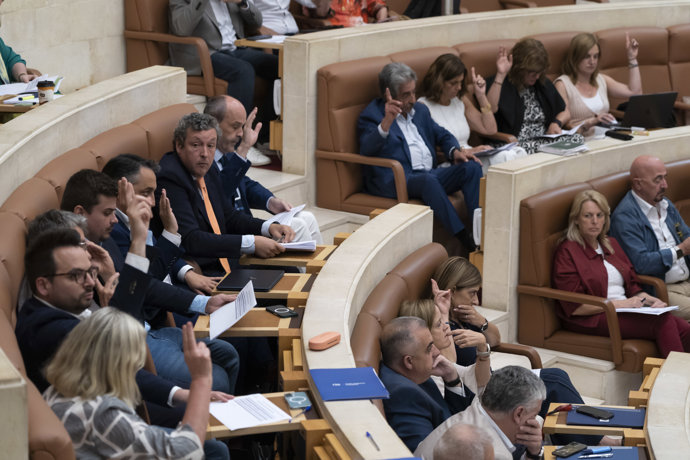Votación de las propuestas de resolución en el Debate del Estado de la Región.