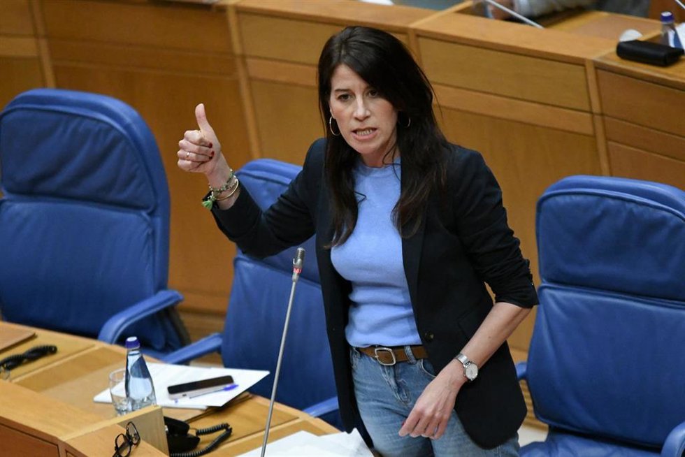 Archivo - Fotos Xunta / Vivenda / A Conselleira De Vivenda E Planificación De Infraestruturas, María Martínez Allegue, Responde No Pleno