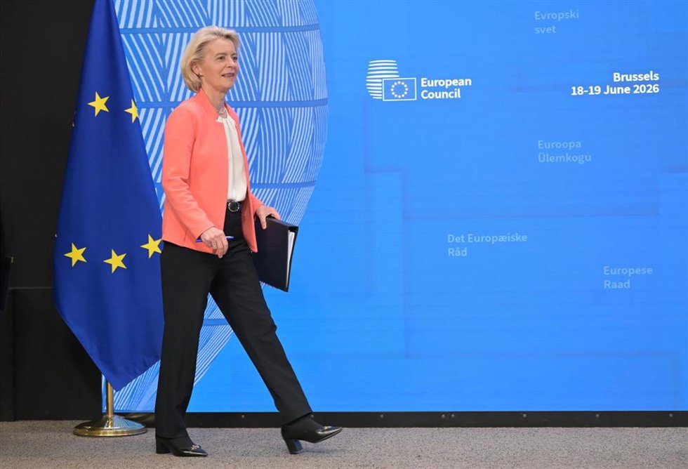 La presidenta de la Comisión Europea, Ursula von der Leyen.