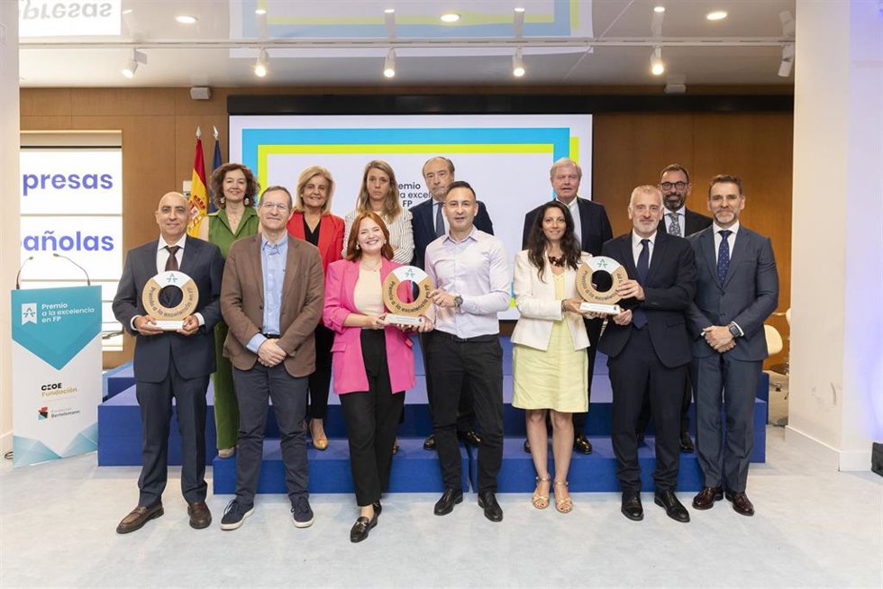 Ganadores del Premio a la Excelencia en FP 2026