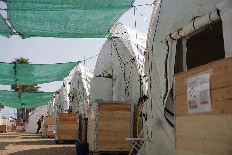 Archivo - Simulacro de crisis humanitaria internacional con el equipo de emergencias español START, gestionado por la Agencia Española de Cooperación Internacional para el Desarrollo (AECID), a 12 de junio de 2025, en Barcelona