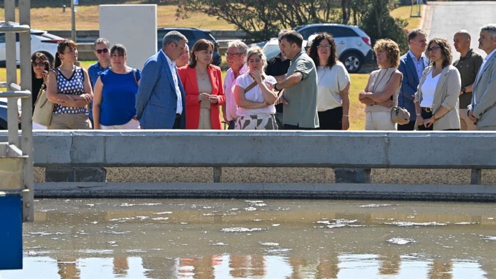 Paneque durante su visita